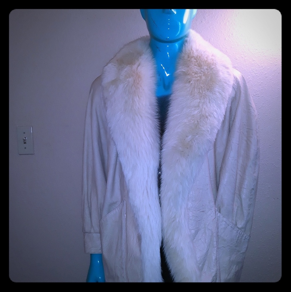 J Percy for Marvin Richards Genuine Leather  Coat